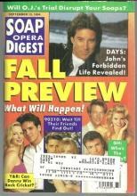 Soap Opera Digest Magazine September 13, 1994 Fall Preview and Robin Mattson