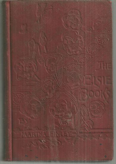 Two Elsies by Martha Finley 1885 Elsie Series #11 Red Pansy Binding