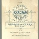 Victorian Trade Card for Clark's Spool Cotton The Cliffs on Green River CO