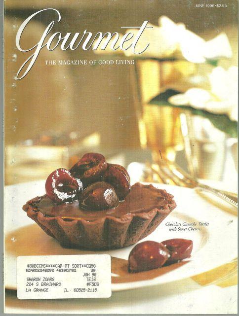 Gourmet Magazine June 1996 Pittsburgh, Focus on Europe, Wales, St. Johns VI