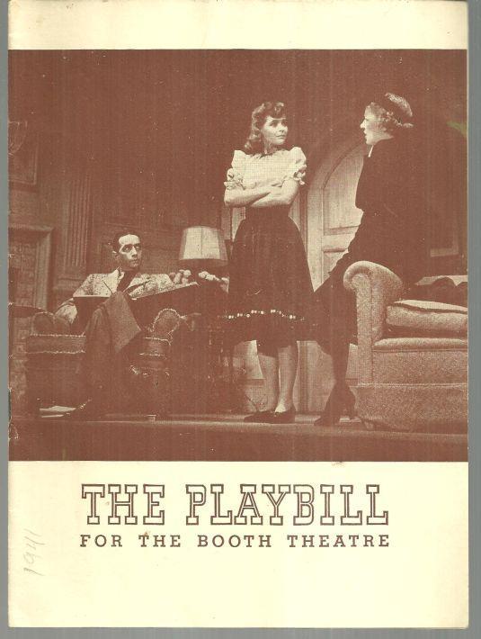 Playbill Claudia August 1941 Starring Frances Starr Donald Cook Dorothy McGuire