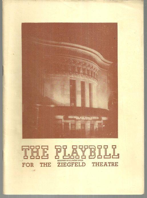 Playbill Brigadoon November 1947 Starring Marion Bell and James Mitchell
