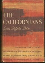 Californias by Louise Redfield Peattie 1940 1st Edition with DJ Historical Novel