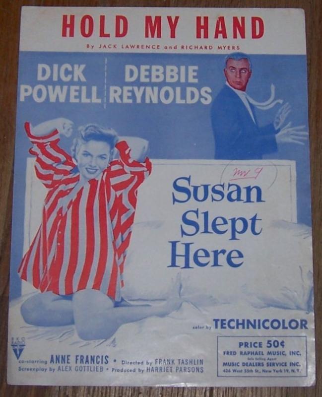 Hold My Hand From Susan Slept Here Starring Dick Powell and Debbie Reynolds