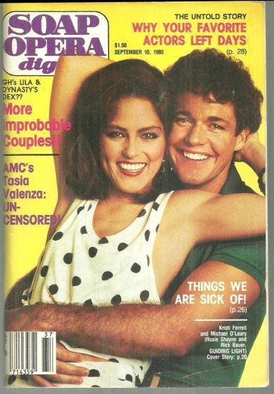 Soap Opera Digest Magazine September 10, 1985 Kristi Ferrell and Michael O'Leary