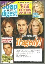 Soap Opera Digest Magazine September 23, 2008 As the World Turns Tragedy Cover