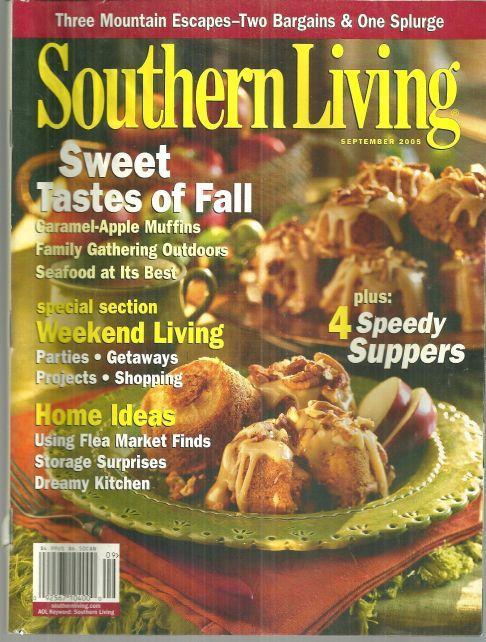 Southern Living Magazine September 2005 Apple Muffins and Best at the Beach