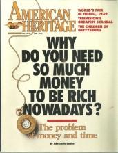 American Heritage Magazine May/June 1989 The Problem of Time and Money