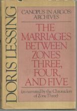Marriages between Zones Three, Four, and Five by Doris Lessing 1980 1st ed DJ