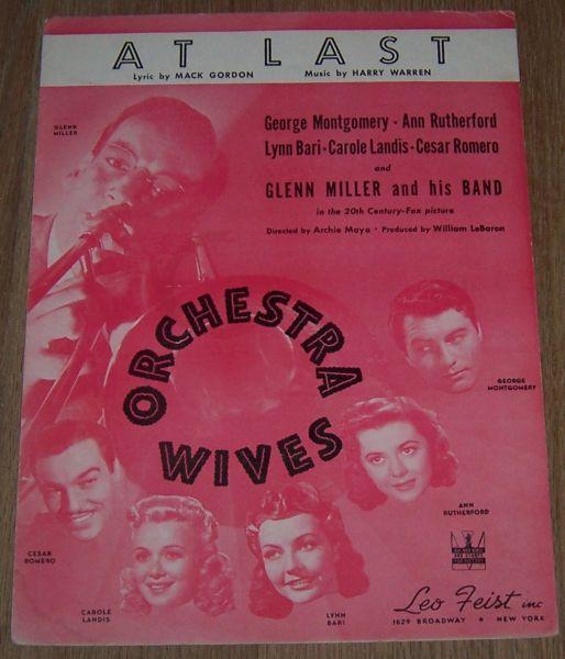 At Last From Orchestra Wives Starring George Montgomery and Ann Rutherford 1942