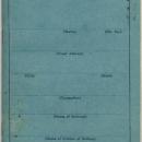 Vintage Unused Monthly Service Record Train Book