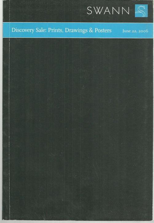 Swann Galleries Discovery Sale Prints, Drawings and Posters Sale 2084 June 2006