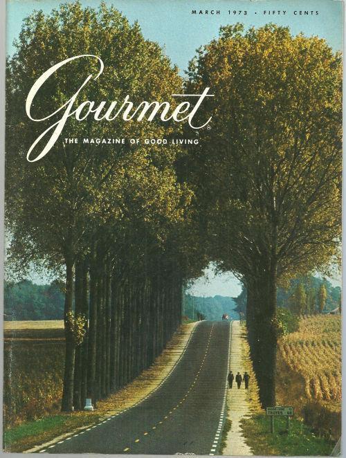 Gourmet Magazine March 1973 Champagne Country/Martinique/Cheese/Corodoba