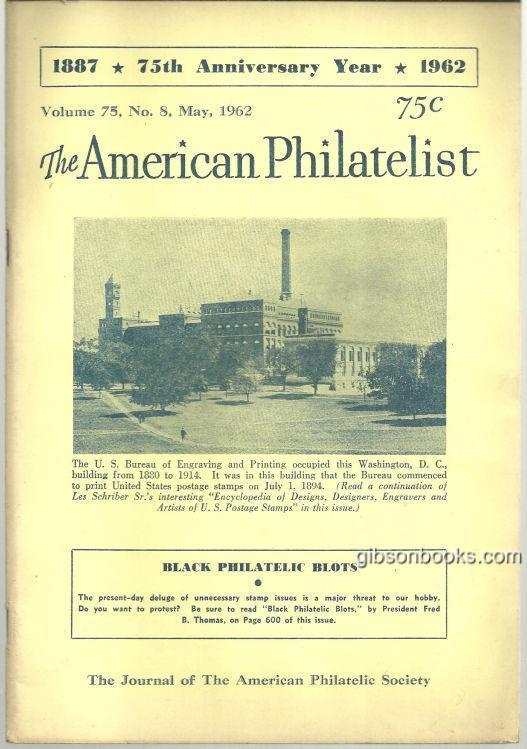 American Philatelist Magaxine May 1962 Encyclopedia of Designs
