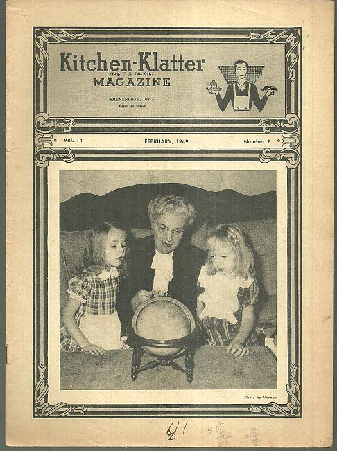 Kitchen Klatter Magazine February 1949 Let's Plant a Garden and Quilts