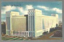 Vintage Unused Postcard of The New Post Office, Chicago, Illinois