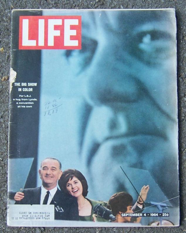 Life Magazine September 4, 1964 LBJ's Convention on the Cover