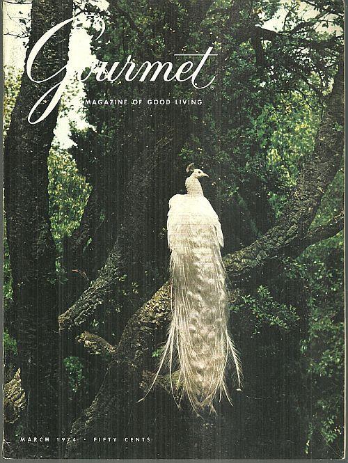 Gourmet Magazine March 1974 With Alice B. Toklas/Beer/March Dinners/Lisbon