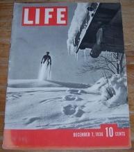 Life Magazine December 7, 1936 The Third Issue Skiing the Alps/Noel Coward/Texas