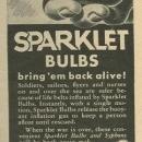 1944 World War II Sparklet Bulbs In Life Belts Life Magazine Advertisement