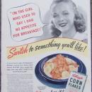 1940 Kellogg's Corn Flakes Magazine Advertisment Switch to Something You'll Like