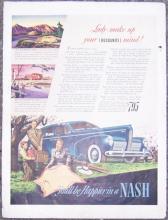 1940 Nash Layfayette Series Sedan Automobile Life Magazine Advertisement