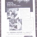 1940 Raymond Massey in Abe Lincoln Bromo-Seltzer Life Magazine Advertisment