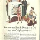 1932 Good Housekeeping Color Advertisement for General Electric Refrigerator
