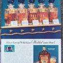 1940 Golden Wedding Whiskey Magazine Advertisment No Peers For Fifty Years