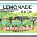 Vintage Label for Lydbrook Valley Springs Lemonade