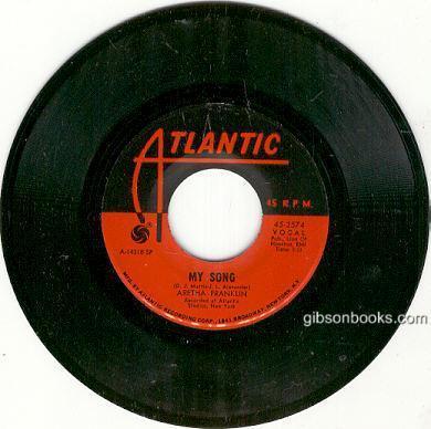 Aretha Franklin Sings See Saw and My Song 45RPM Atlantic Records 45-2574