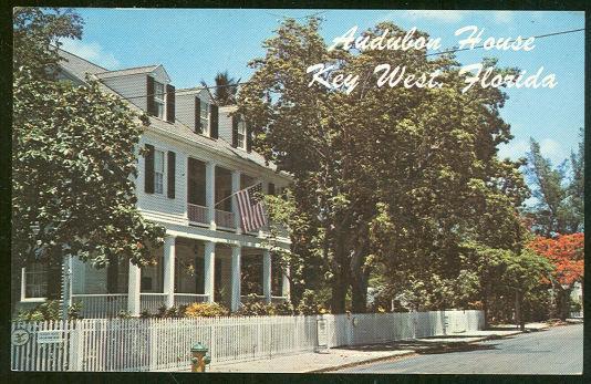 Vintage Postcard of Audubon House, Key West, Florida 1967