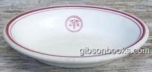 Vintage Sterling China US Army Medical Corps Small Oval Ceramic Dish