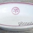 Vintage Sterling China US Army Medical Corps Small Oval Ceramic Dish