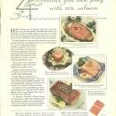1932 Good Housekeeping Magazine Advertisement Four Tricks with Salmon