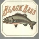 Vintage Black Bass Cigar Label with Bass Fish