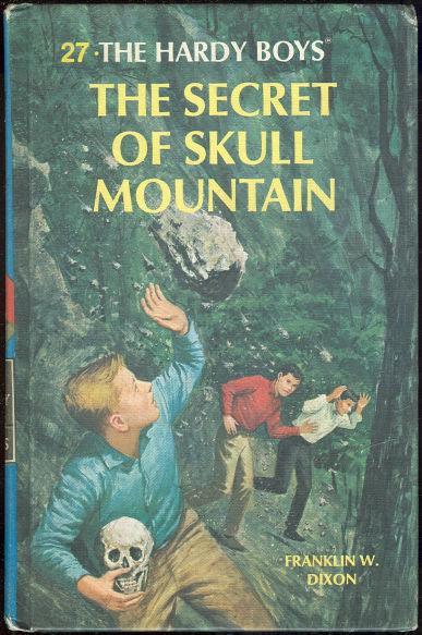 Secret of Skull Mountain by Franklin Dixon 1985 #27 Matte Blue Cover