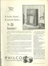 1932 Good Housekeeping Magazine Advertisement for Philco Radios