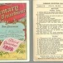 Victorian Sunday School Lesson Picture Card Third Quarter 1899 with Truths