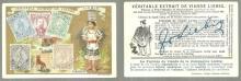 Victorian Trade Card for Liebig Extract with Lovely Lady From Paraguay