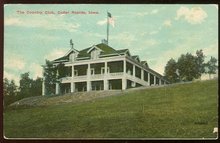 Country Club, Cedar Rapids, Iowa 1911 Postcard
