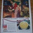1947 Campbell's Soups Life Magazine Advertisement An Old Time Favorite