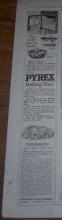 1916 Ladies Home Journal Pyrex Baking Ware Magazine Advertisement
