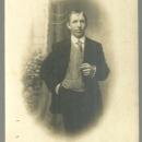 Vintage Unused Real Photo Postcard of Young Man in Suit