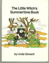 Little Witch's Summertime Book by Linda Glovach 1986 1st edition with DustJacket