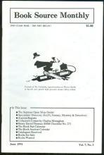 Book Source Monthly Magazine June 1991 BSM Checklist Henry David Thoreau