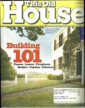 This Old House Magazine September 2002 Building 101 on the Cover