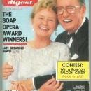Soap Opera Digest September 24, 1985 Frances Reid and Macdonald Carey from Days