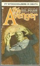 Stockholders in Death by Kenneth Robeson Avenger #7 1972 Vintage Paperback