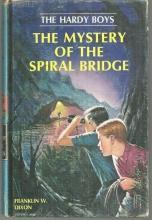 Mystery of the Spiral Bridge by Franklin Dixon Hardy Boys #45 Matte Blue Cover
